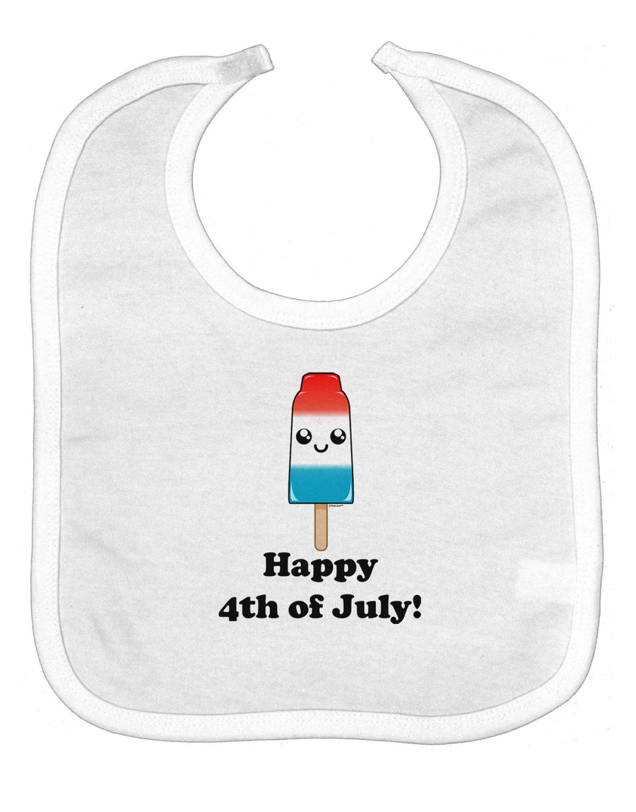 Happy 4th of July Popsicle Baby Bib