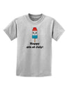 Happy 4th of July Popsicle Childrens T-Shirt-Childrens T-Shirt-TooLoud-AshGray-X-Small-Davson Sales