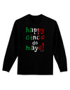 Happy Cinco de Mayo - Cactus Design Adult Long Sleeve Dark T-Shirt by TooLoud-TooLoud-Black-Small-Davson Sales