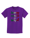 Happy Cinco de Mayo - Cactus Design Childrens Dark T-Shirt by TooLoud-Childrens T-Shirt-TooLoud-Purple-X-Small-Davson Sales