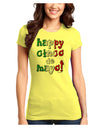 Happy Cinco de Mayo - Cactus Design Juniors T-Shirt by TooLoud-Womens Juniors T-Shirt-TooLoud-Yellow-Juniors Fitted X-Small-Davson Sales