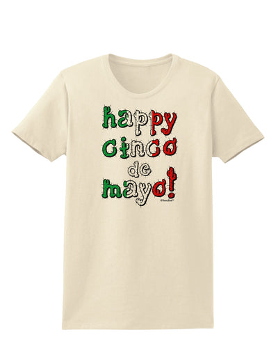 Happy Cinco de Mayo - Cactus Design Womens T-Shirt by TooLoud-Womens T-Shirt-TooLoud-Natural-X-Small-Davson Sales