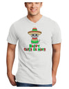 Happy Cinco de Mayo Cat Adult V-Neck T-shirt by TooLoud-Mens V-Neck T-Shirt-TooLoud-White-Small-Davson Sales