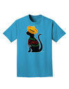 Happy Cinco de Meow - Cinco de Mayo Cat Adult Dark T-Shirt by TooLoud-Mens T-Shirt-TooLoud-Turquoise-Small-Davson Sales