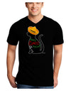 Happy Cinco de Meow - Cinco de Mayo Cat Adult Dark V-Neck T-Shirt by TooLoud-Mens V-Neck T-Shirt-TooLoud-Black-Small-Davson Sales