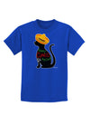 Happy Cinco de Meow - Cinco de Mayo Cat Childrens Dark T-Shirt by TooLoud-Childrens T-Shirt-TooLoud-Royal-Blue-X-Small-Davson Sales