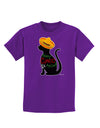 Happy Cinco de Meow - Cinco de Mayo Cat Childrens Dark T-Shirt by TooLoud-Childrens T-Shirt-TooLoud-Purple-X-Small-Davson Sales