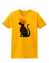 Happy Cinco de Meow - Cinco de Mayo Cat Womens T-Shirt by TooLoud-Womens T-Shirt-TooLoud-Gold-X-Small-Davson Sales