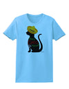 Happy Cinco de Meow - Cinco de Mayo Cat Womens T-Shirt by TooLoud-Womens T-Shirt-TooLoud-Aquatic-Blue-X-Small-Davson Sales