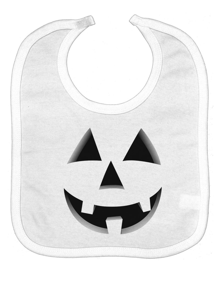 Happy Cute Jack O' Lantern Pumpkin Face Baby Bib