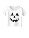 Happy Cute Jack O' Lantern Pumpkin Face Infant T-Shirt-Infant T-Shirt-TooLoud-White-06-Months-Davson Sales