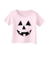 Happy Cute Jack O' Lantern Pumpkin Face Infant T-Shirt-Infant T-Shirt-TooLoud-Light-Pink-06-Months-Davson Sales