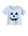 Happy Cute Jack O' Lantern Pumpkin Face Infant T-Shirt-Infant T-Shirt-TooLoud-Light-Blue-06-Months-Davson Sales