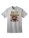 Happy Deepavali - Rangoli and Diya Adult T-Shirt-Mens T-Shirt-TooLoud-AshGray-Small-Davson Sales