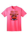 Happy Deepavali - Rangoli and Diya Adult T-Shirt-Mens T-Shirt-TooLoud-Neon-Pink-Small-Davson Sales