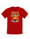 Happy Deepavali - Rangoli and Diya Childrens Dark T-Shirt-Childrens T-Shirt-TooLoud-Red-X-Small-Davson Sales