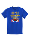 Happy Deepavali - Rangoli and Diya Childrens Dark T-Shirt-Childrens T-Shirt-TooLoud-Royal-Blue-X-Small-Davson Sales