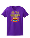 Happy Deepavali - Rangoli and Diya Womens Dark T-Shirt-TooLoud-Purple-X-Small-Davson Sales