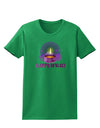 Happy Diwali Purple Candle Womens Dark T-Shirt by TooLoud-Womens T-Shirt-TooLoud-Kelly-Green-X-Small-Davson Sales