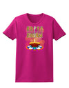 Happy Diwali - Rangoli and Diya Womens Dark T-Shirt-TooLoud-Hot-Pink-Small-Davson Sales