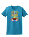 Happy Diwali - Rangoli and Diya Womens Dark T-Shirt-TooLoud-Turquoise-X-Small-Davson Sales