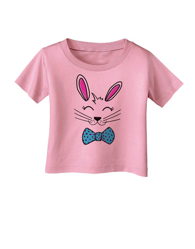 Happy Easter Bunny Face Infant T-Shirt-Infant T-Shirt-TooLoud-Candy-Pink-06-Months-Davson Sales