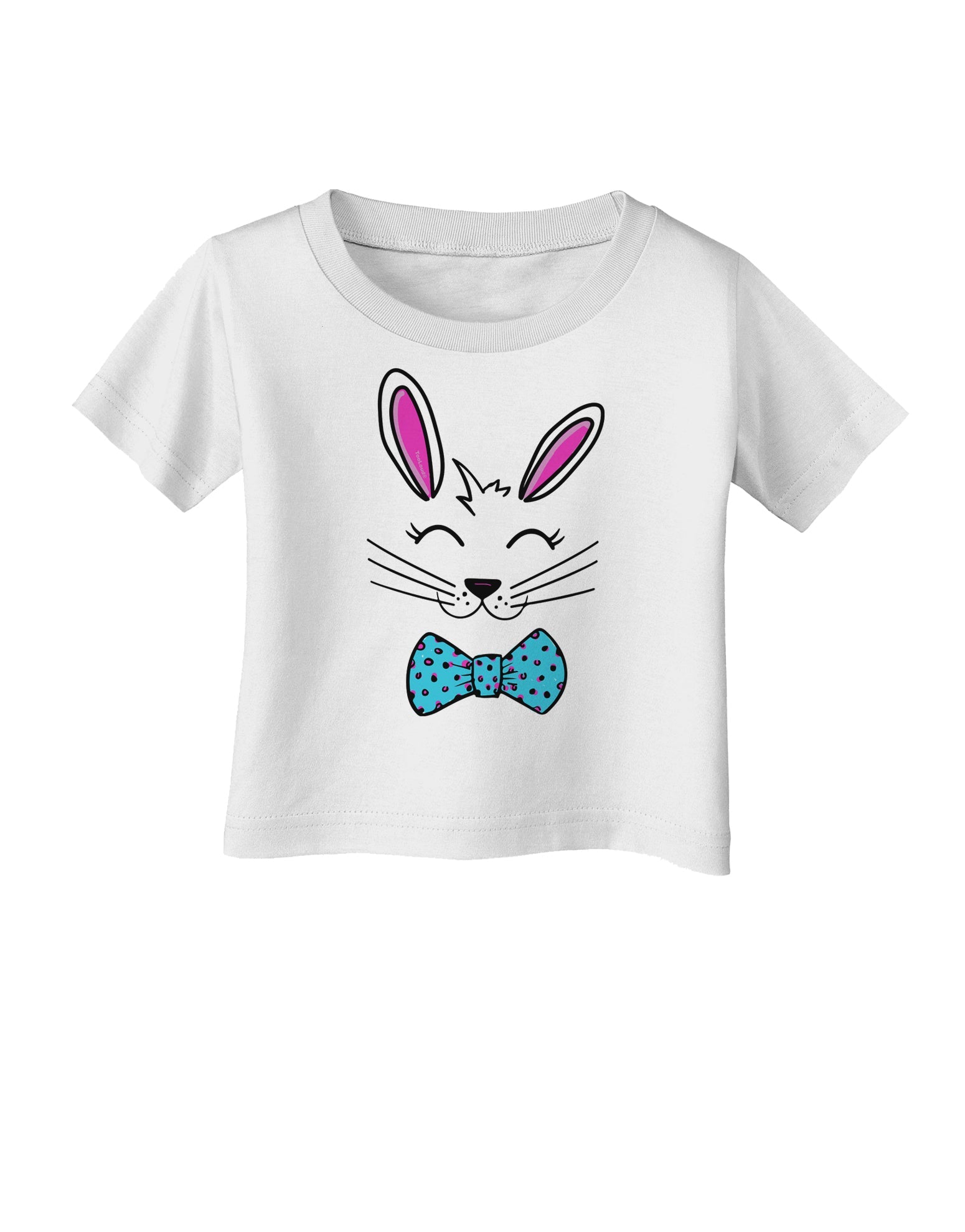 Happy Easter Bunny Face Infant T-Shirt-Infant T-Shirt-TooLoud-White-06-Months-Davson Sales