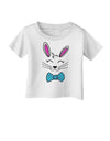 Happy Easter Bunny Face Infant T-Shirt White 18Months Tooloud