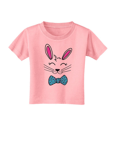 Happy Easter Bunny Face Toddler T-Shirt-Toddler T-shirt-TooLoud-Candy-Pink-2T-Davson Sales