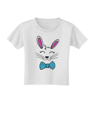 Happy Easter Bunny Face Toddler T-Shirt-Toddler T-shirt-TooLoud-White-2T-Davson Sales