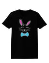 Happy Easter Bunny Face Womens T-Shirt-Womens T-Shirt-TooLoud-Black-X-Small-Davson Sales