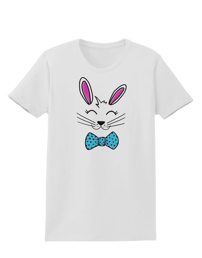 Happy Easter Bunny Face Womens T-Shirt-Womens T-Shirt-TooLoud-White-X-Small-Davson Sales