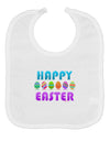 Happy Easter Decorated Eggs Baby Bib