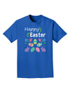 Happy Easter Design Adult Dark T-Shirt-Mens T-Shirt-TooLoud-Royal-Blue-Small-Davson Sales