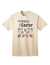 Happy Easter Design Adult T-Shirt: A Festive Addition to Your Spring Wardrobe-Mens T-shirts-TooLoud-Natural-Small-Davson Sales