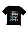 Happy Easter Design Infant T-Shirt Dark-Infant T-Shirt-TooLoud-Black-06-Months-Davson Sales