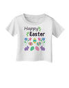 Happy Easter Design Infant T-Shirt-Infant T-Shirt-TooLoud-White-06-Months-Davson Sales