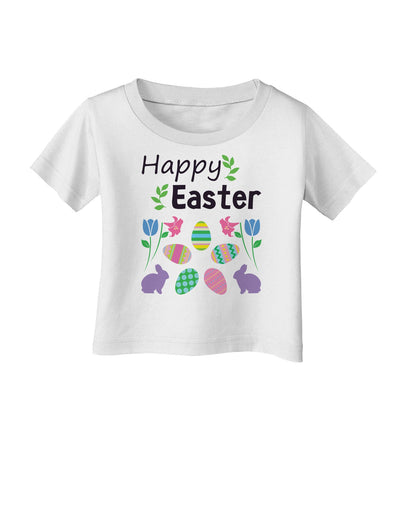 Happy Easter Design Infant T-Shirt-Infant T-Shirt-TooLoud-White-06-Months-Davson Sales