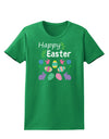 Happy Easter Design Womens Dark T-Shirt-TooLoud-Kelly-Green-X-Small-Davson Sales