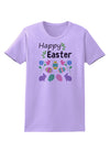 Happy Easter Design Womens T-Shirt-Womens T-Shirt-TooLoud-Lavender-X-Small-Davson Sales