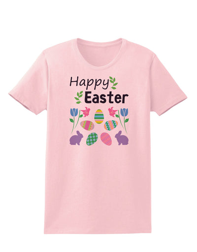 Happy Easter Design Womens T-Shirt-Womens T-Shirt-TooLoud-PalePink-X-Small-Davson Sales