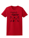 Happy Easter Design Womens T-Shirt-Womens T-Shirt-TooLoud-Red-X-Small-Davson Sales