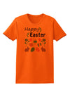 Happy Easter Design Womens T-Shirt-Womens T-Shirt-TooLoud-Orange-X-Small-Davson Sales