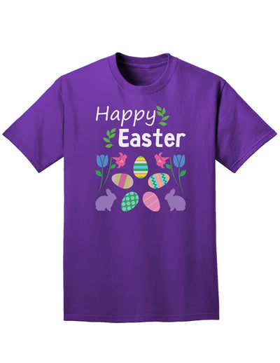 Happy Easter Easter Adult Dark T-Shirt-Mens T-Shirt-TooLoud-Purple-Small-Davson Sales