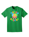 Happy Easter Easter Eggs Adult Dark T-Shirt by TooLoud-Mens T-Shirt-TooLoud-Kelly-Green-Small-Davson Sales