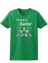 Happy Easter Easter Womens Dark T-Shirt - Ladies-TooLoud-Kelly-Green-X-Small-Davson Sales