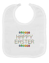 Happy Easter Eggs Baby Bib