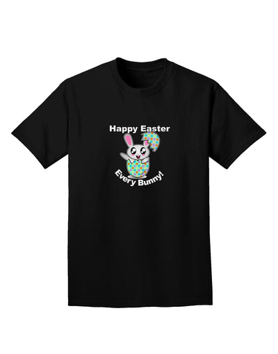 Happy Easter Every Bunny Adult Dark T-Shirt by TooLoud-Mens T-Shirt-TooLoud-Black-Small-Davson Sales