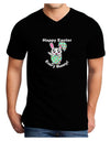 Happy Easter Every Bunny Adult Dark V-Neck T-Shirt by TooLoud-TooLoud-Black-Small-Davson Sales