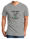 Happy Easter Every Bunny Adult V-Neck T-shirt by TooLoud-Mens V-Neck T-Shirt-TooLoud-HeatherGray-Small-Davson Sales